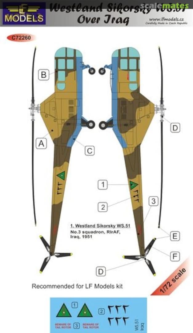 Boxart Westland Sikorsky WS.51 C72260 LF Models
