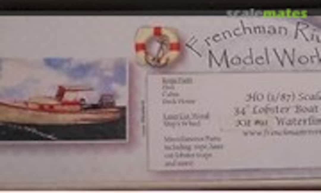 1:87 34' Lobster Boat Kit (Frenchman River Model Works 91) 91