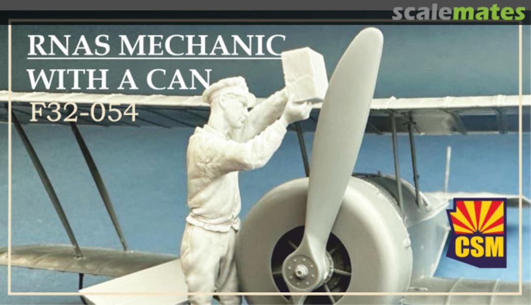 Boxart RNAS mechanic with a can F32-054 Copper State Models Boxart RNAS mechanic with a can F32-054 Copper State Models