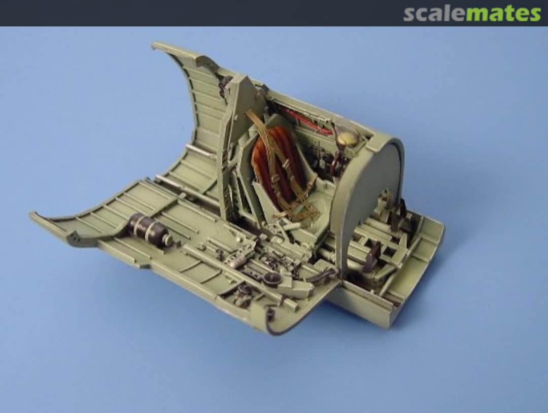 Boxart Spitfire Mk.IX cockpit set 4129 Aires Boxart Spitfire Mk.IX cockpit set 4129 Aires