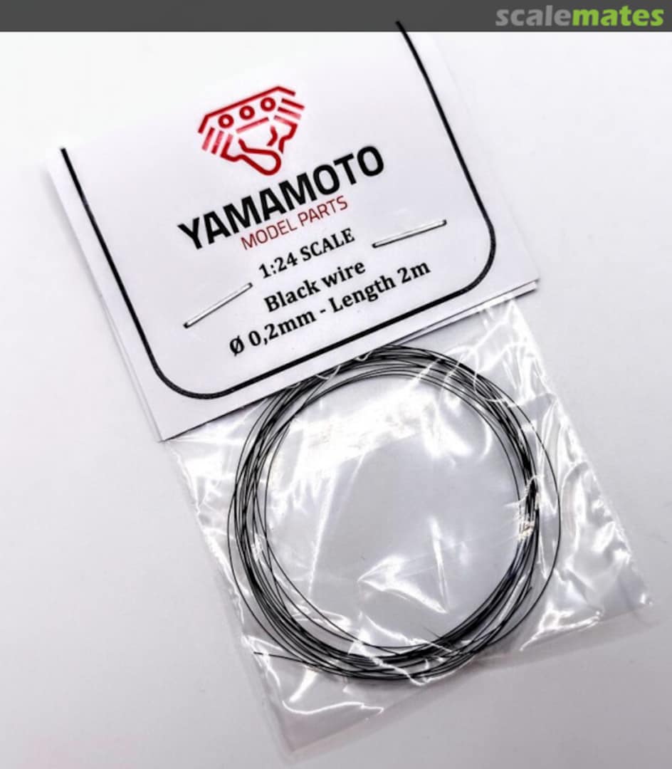 Boxart Black wire 0,2mm 2m TUN73 Yamamoto Model Parts Boxart Black wire 0,2mm 2m TUN73 Yamamoto Model Parts