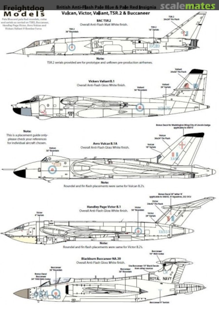 Boxart British Anti-Flash Pale Blue & Pale Red Insignia FSD72-006 Freightdog Models Boxart British Anti-Flash Pale Blue & Pale Red Insignia FSD72-006 Freightdog Models