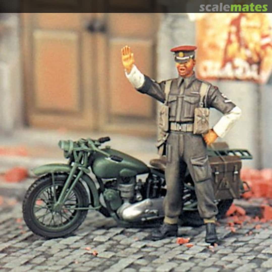 Boxart Triumph Motor Cycle with British MP MM068 SOL Boxart Triumph Motor Cycle with British MP MM068 SOL