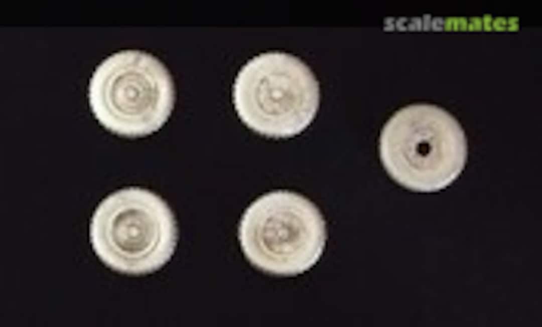 1:76 Morris Quad Wheels (for Airfix) (Wee Friends WBM76072) WBM76072