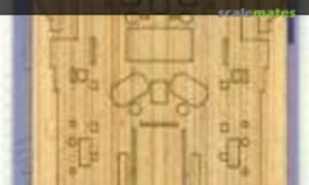 1:350 IJN Battleship Mikasa Wood Deck Seal (ArtwoxModel AW10019)