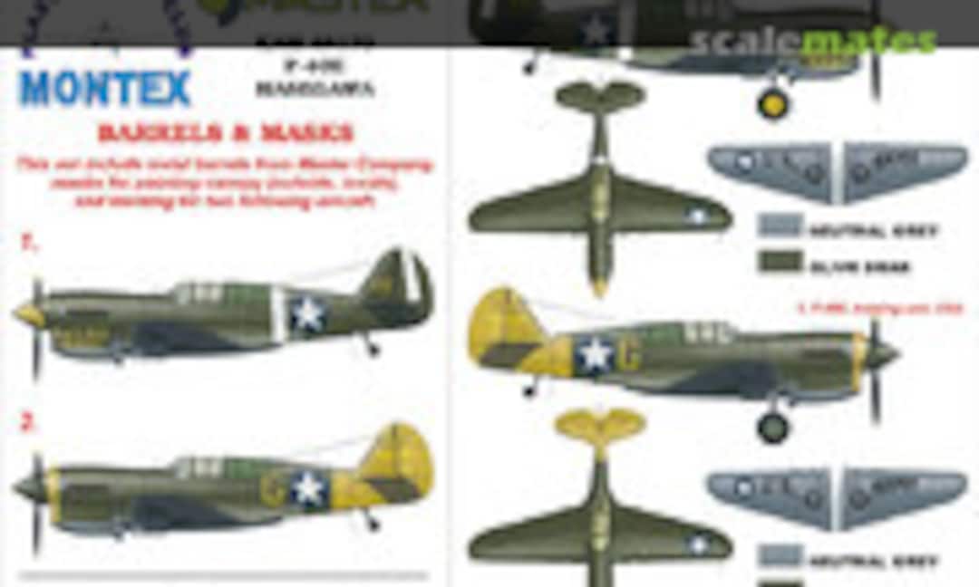 1:48 Curtiss P-40E Warhawk "USAAF" (Montex KAM48170) KAM48170