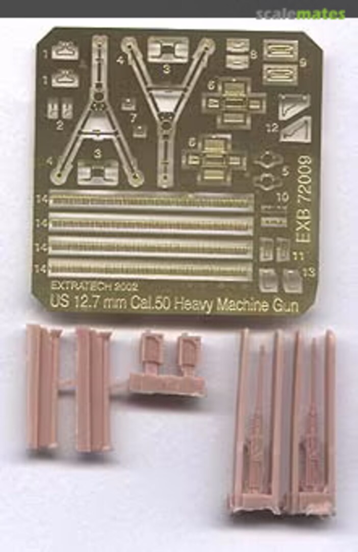 Contents U.S. 12.7mm Cal.50 Heavy Machine Gun EXB 72009 Extratech