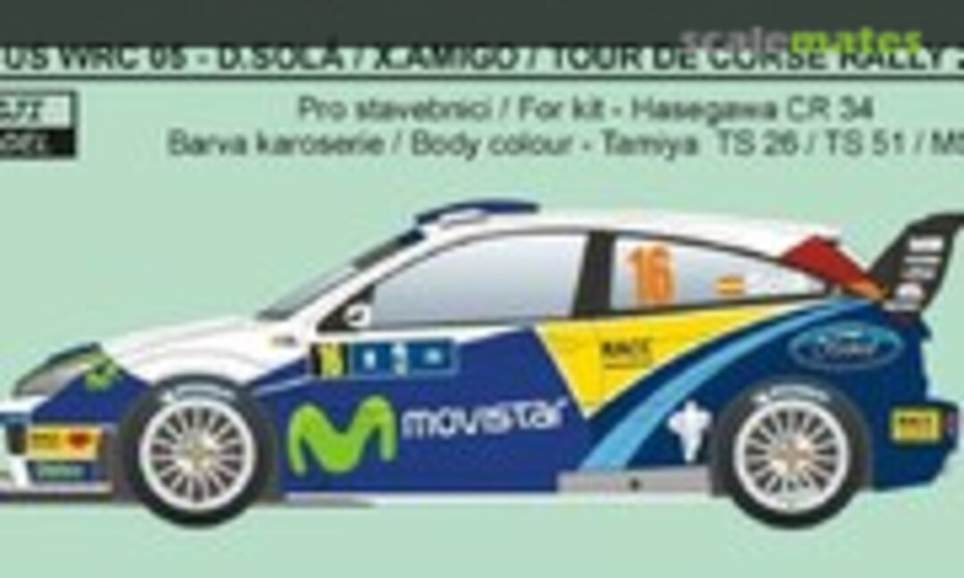 1:24 Ford Focus WRC 04 Tour de Corse 2005 (REJI Model 097) 097