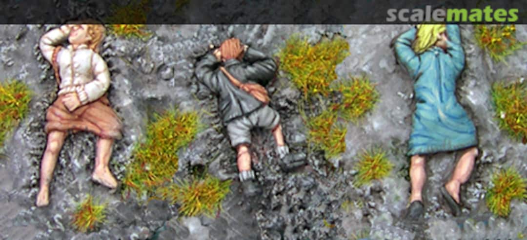 Boxart Adult woman & boy lying dead CPM-CV04 C-P Models Boxart Adult woman & boy lying dead CPM-CV04 C-P Models