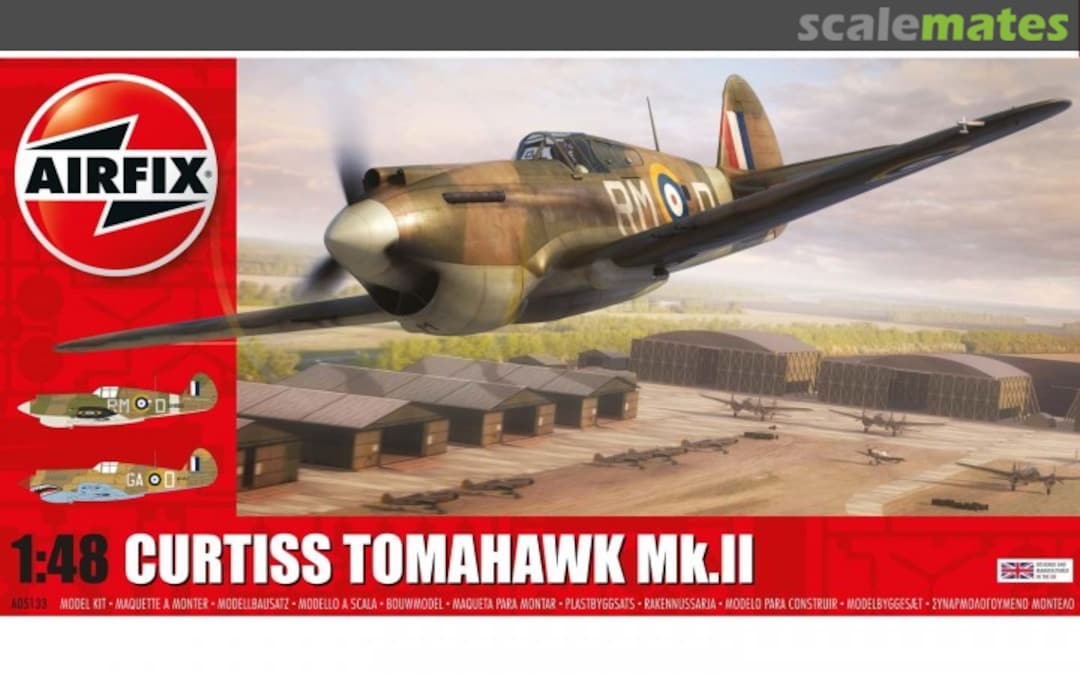 Boxart Curtiss Tomahawk Mk.II A05133 Airfix Boxart Curtiss Tomahawk Mk.II A05133 Airfix