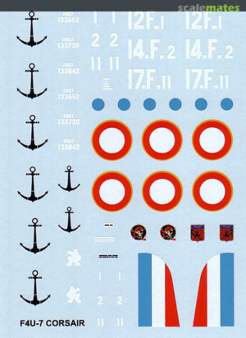 Boxart F4U-7 Corsair BD 72-04 Berna Decals Boxart F4U-7 Corsair BD 72-04 Berna Decals