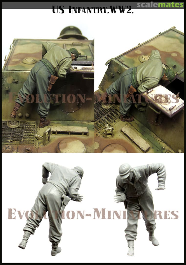 Boxart US Infantry WW2 EM-35189 Evolution Miniatures
