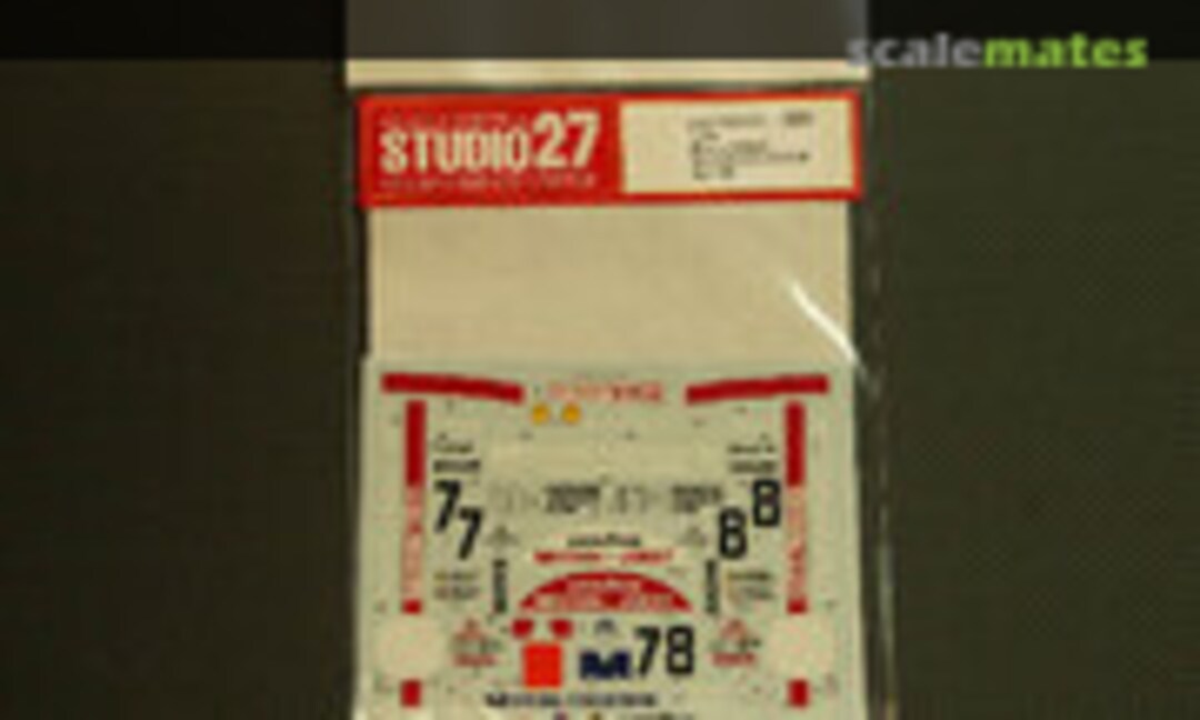 1:24 Porsche 962 MATSUDA COLLECTION WEC Japan 1988 (Studio27 ST27-DC453C) ST27-DC453C