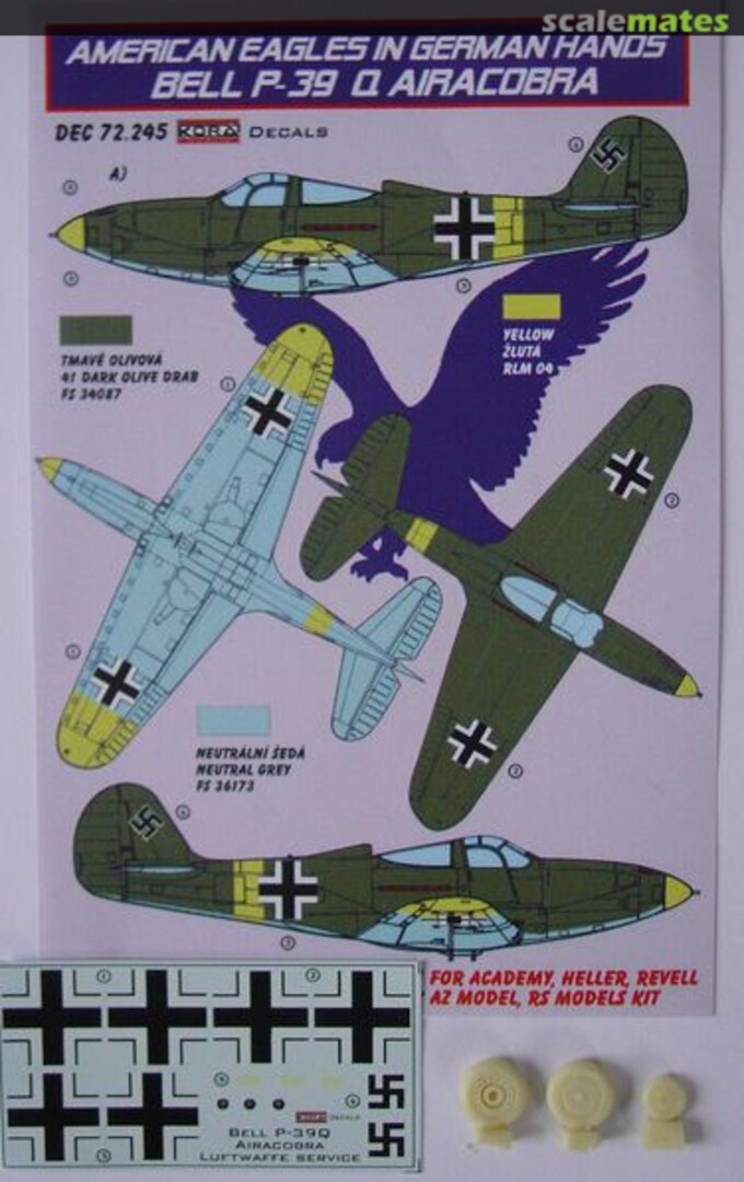 Boxart Bell P-39 Q Airacobra DEC 72.245 Kora Models Boxart Bell P-39 Q Airacobra DEC 72.245 Kora Models
