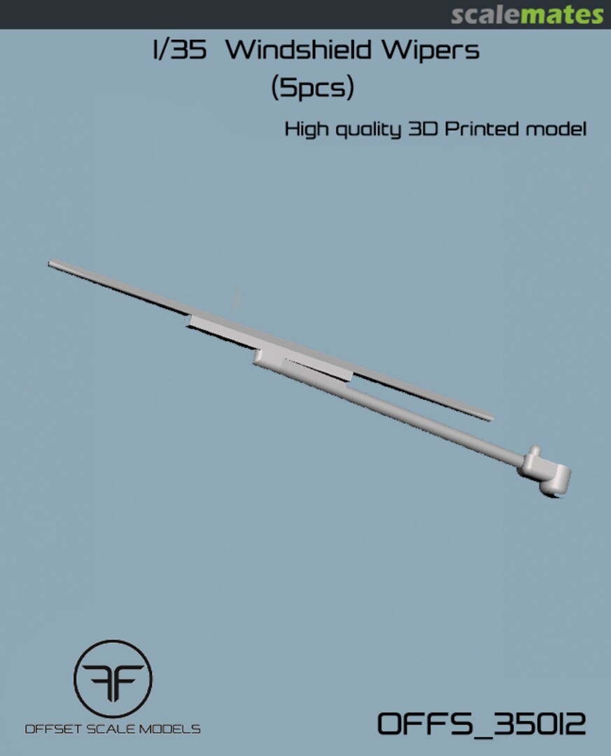 Boxart Windshield Wipers (5pcs) OFFS_35012 Offset Scale Models Boxart Windshield Wipers (5pcs) OFFS_35012 Offset Scale Models
