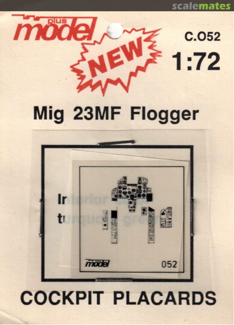 Boxart MiG 23 MF Flogger C.052 PlusModel Boxart MiG 23 MF Flogger C.052 PlusModel