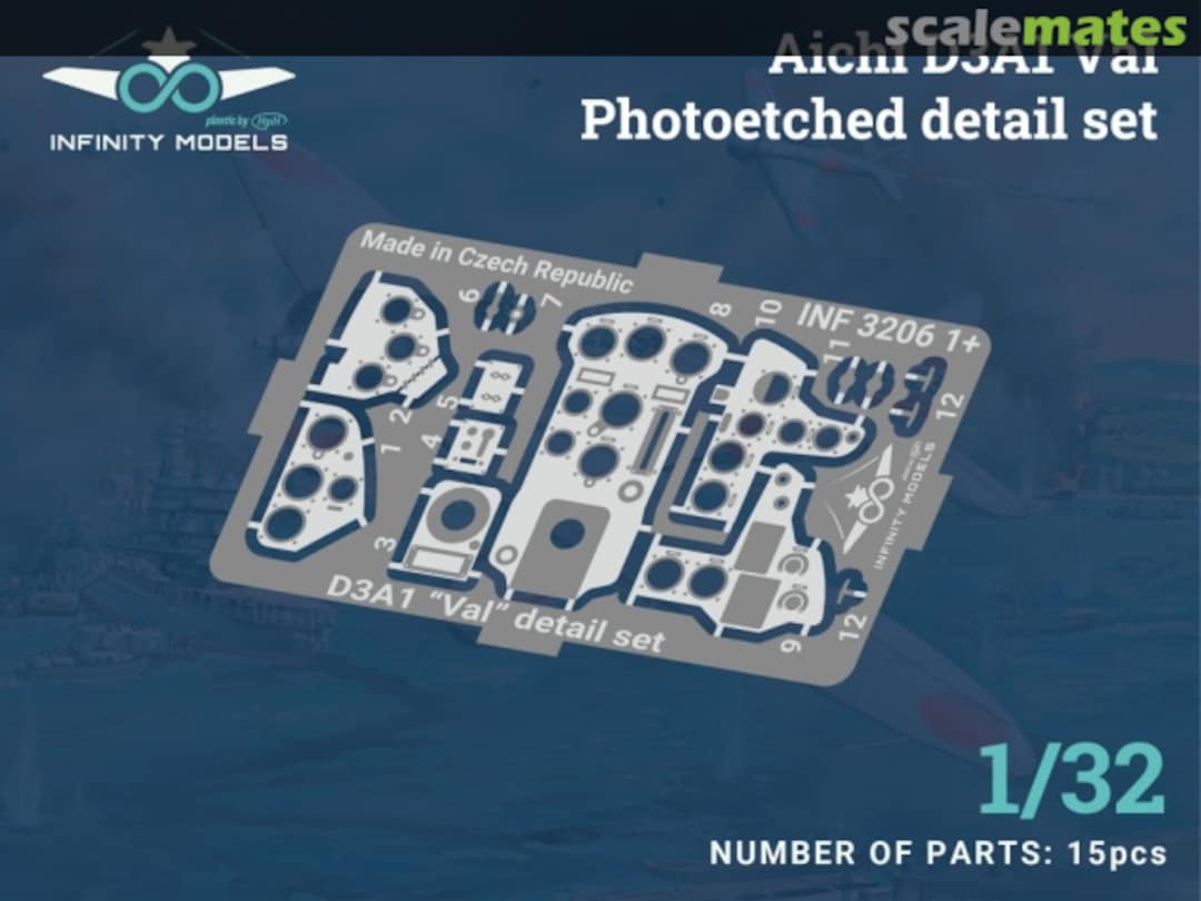 Boxart Aichi D3A1 Val Photoetched detail set INF 3206 1+ Infinity Models Boxart Aichi D3A1 Val Photoetched detail set INF 3206 1+ Infinity Models