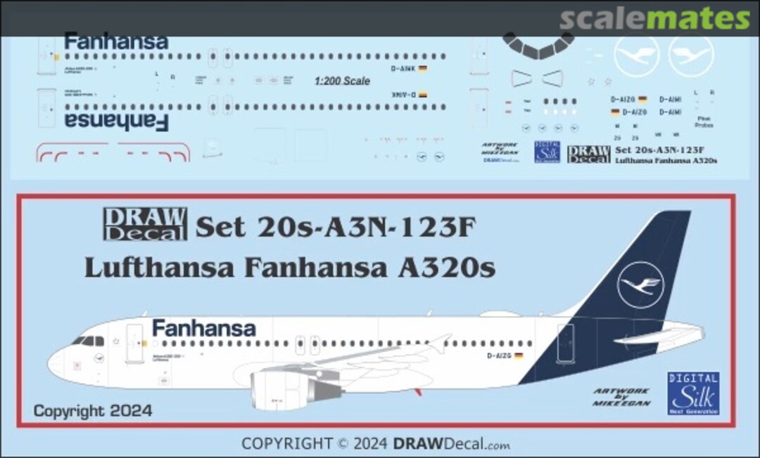 Boxart Lufthansa Fanhansa A320s 2018 Scheme 20-A3N-123F Draw Decal Boxart Lufthansa Fanhansa A320s 2018 Scheme 20-A3N-123F Draw Decal