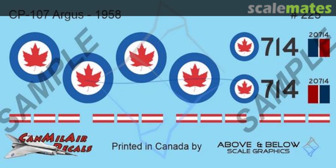 Boxart Canadair CL-28 Argus 225 Above & Below Graphics Boxart Canadair CL-28 Argus 225 Above & Below Graphics