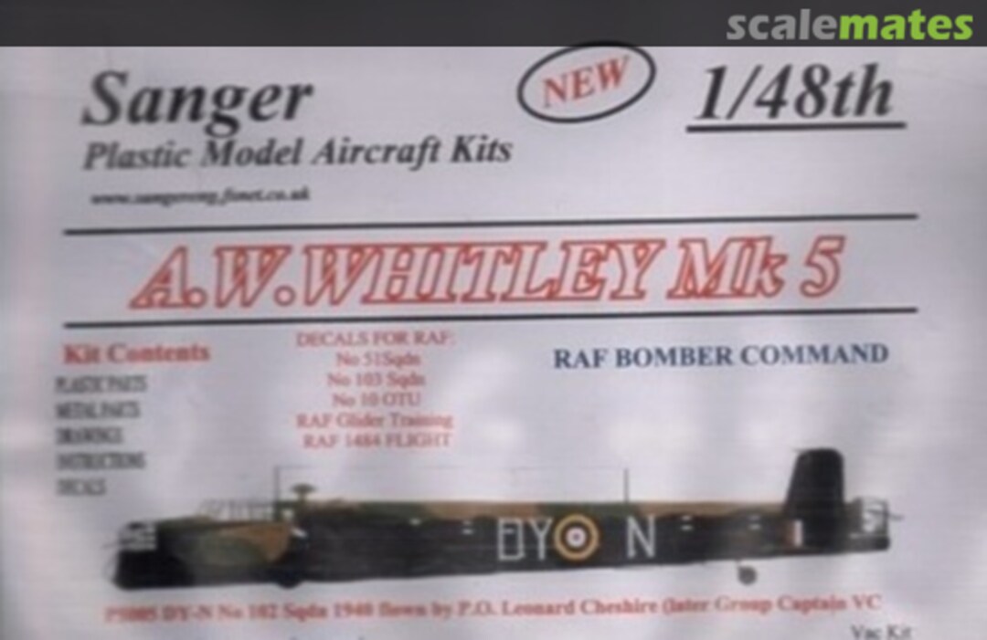 Boxart A.W.Whitley Mk5 12 Sanger Boxart A.W.Whitley Mk5 12 Sanger