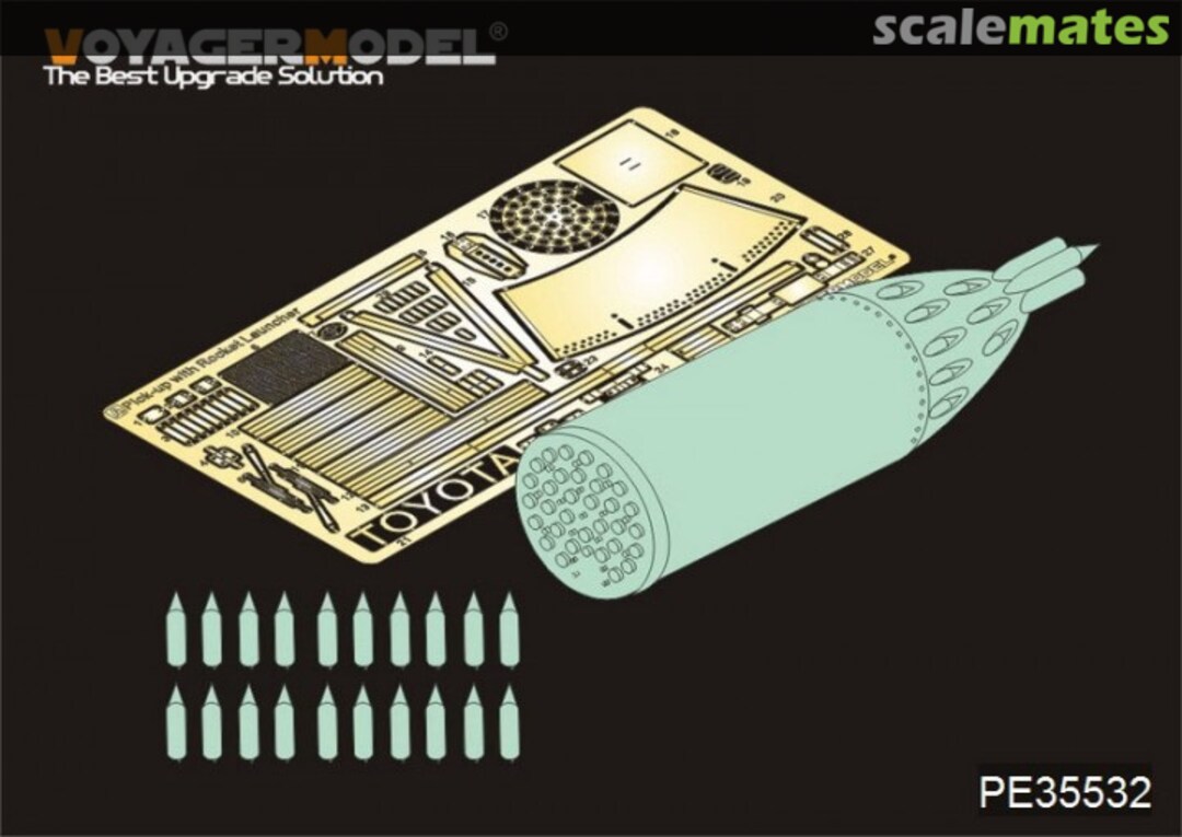 Boxart Modern Pick-up with Rocket Launcher PE 35532 Voyager Model Boxart Modern Pick-up with Rocket Launcher PE 35532 Voyager Model