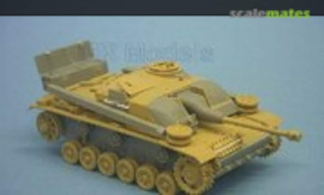 1:48 Rüstsatz u. Gepäck Sturmgeschütz III (MR Modellbau MR-48034) MR-48034