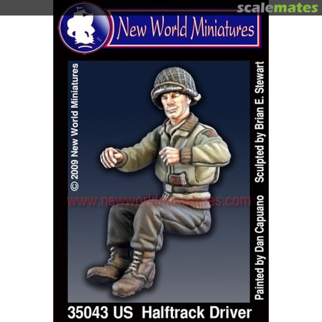 Boxart US Halftrack Driver NWM35043 New World Miniatures Boxart US Halftrack Driver NWM35043 New World Miniatures