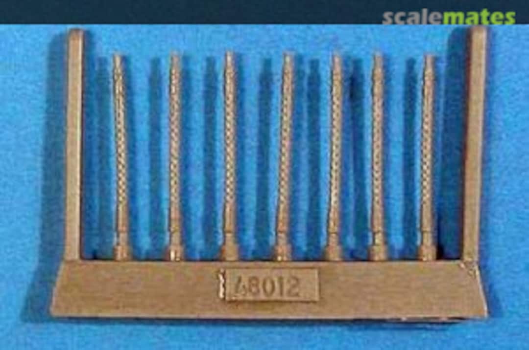 Boxart Browning MG-17 Machine Gun Barrels VDS48012 Vector