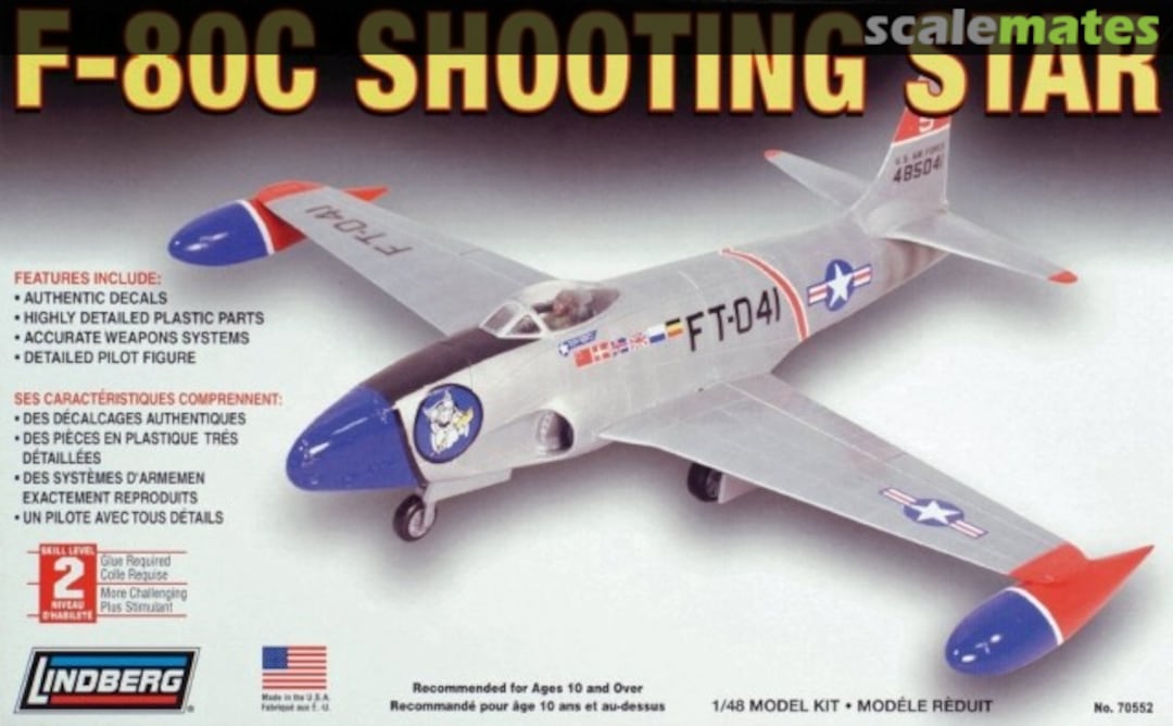 Boxart F-80C Shooting Star 70552 Lindberg Boxart F-80C Shooting Star 70552 Lindberg