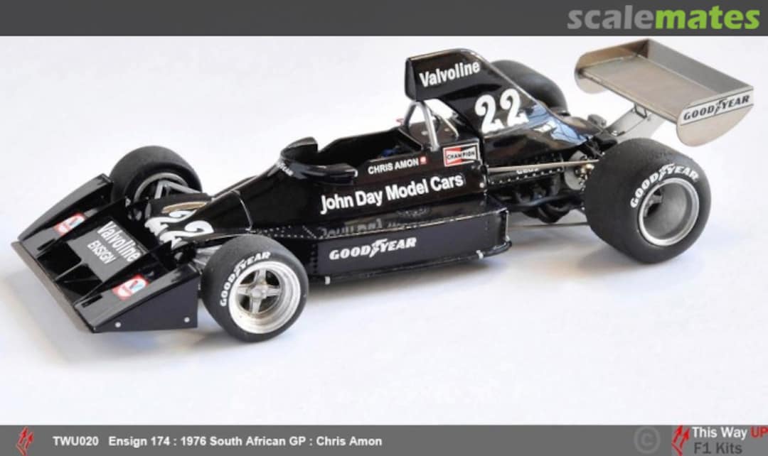 Boxart Ensign-Ford N174 "John Day model Cars" TWU 020 This Way Up Boxart Ensign-Ford N174 "John Day model Cars" TWU 020 This Way Up