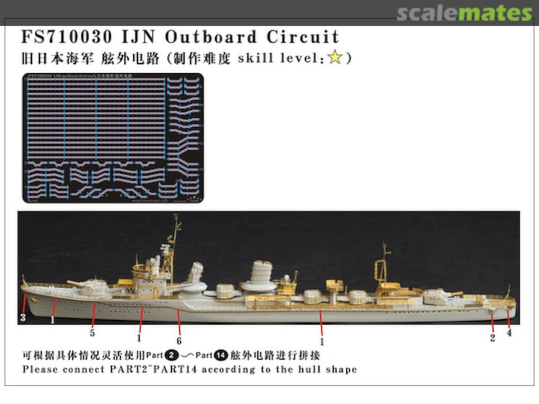 Boxart IJN Outboard Circuit FS710030 Five Star Model