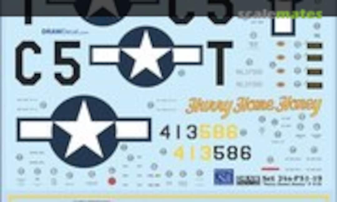 1:24 P-51D "Hurry Home Honey" (Draw Decal 24-P51-19) 24-P51-19