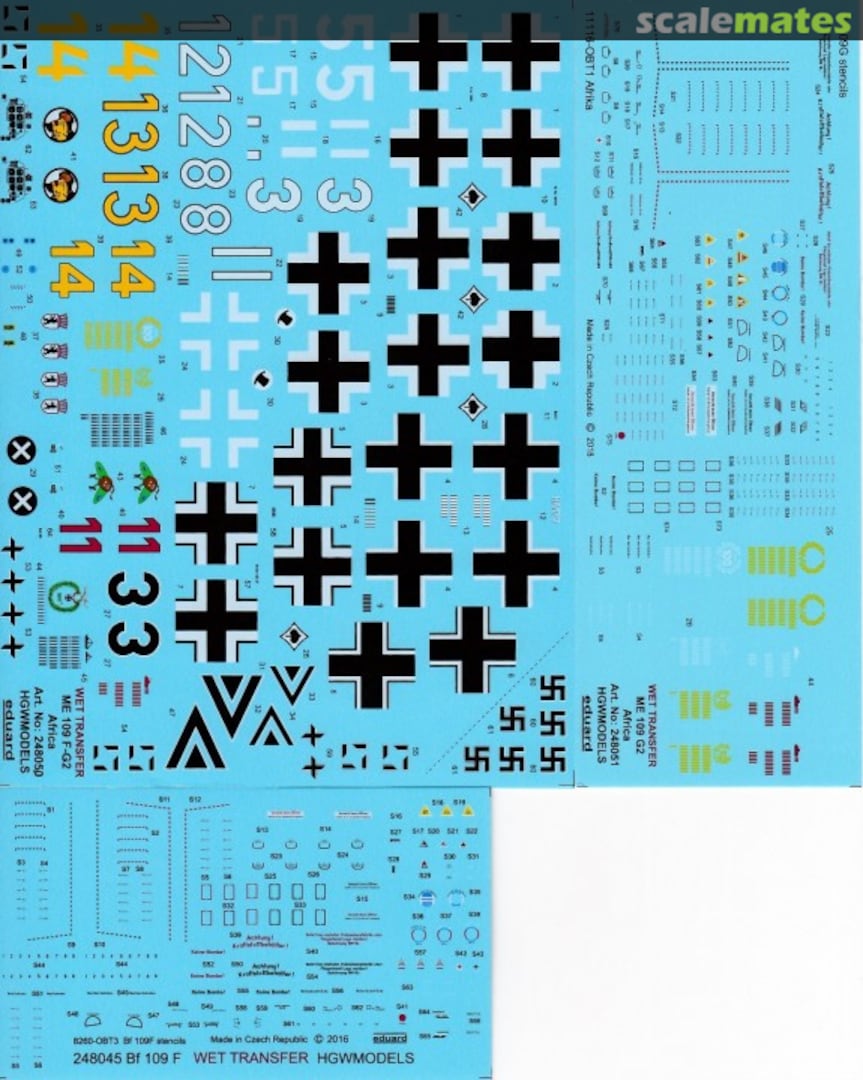 Boxart Messerschmitt Bf109 "AFRIKA" 248052 HGW Models Boxart Messerschmitt Bf109 "AFRIKA" 248052 HGW Models