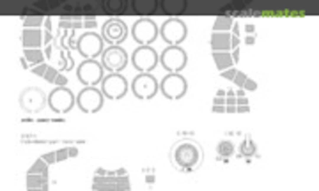 1:72 B-52 (B, D) Stratofortress EXPERT kabuki masks (New Ware NWAM0468) NWAM0468