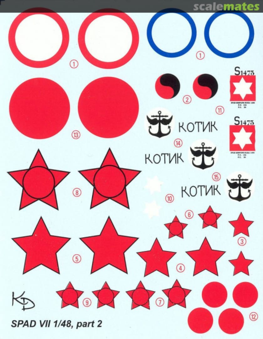 Boxart SPAD VII KD48004 Klastr Decol Boxart SPAD VII KD48004 Klastr Decol