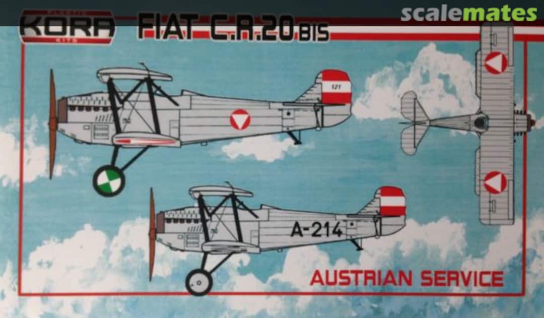 Boxart Fiat C.R.20 bis KPK72082 Kora Models Boxart Fiat C.R.20 bis KPK72082 Kora Models