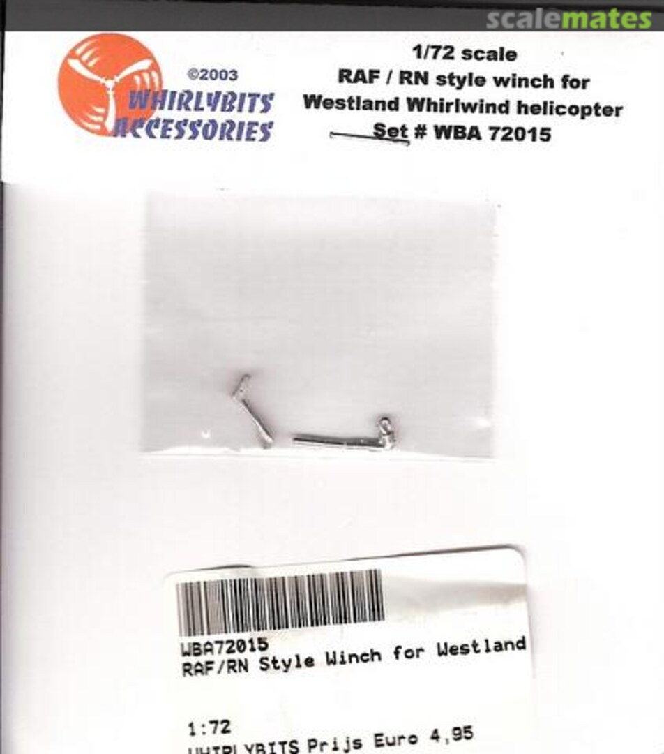 Boxart RAF/RN style winch WBA72015 Whirlybits