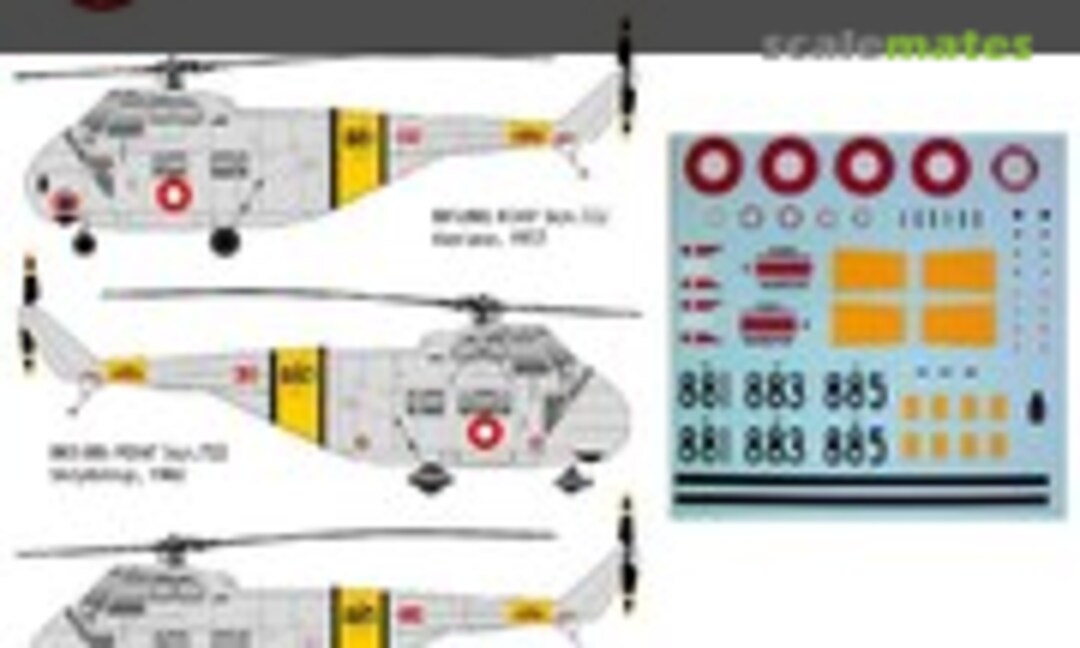 1:72 Sikorsky S-55C (Stoppel Decals 072152) 072152