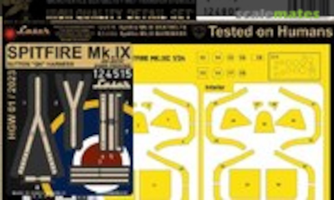 1:24 Spitfire MK.IX, basic line detail set (HGW Models 124805) 124805