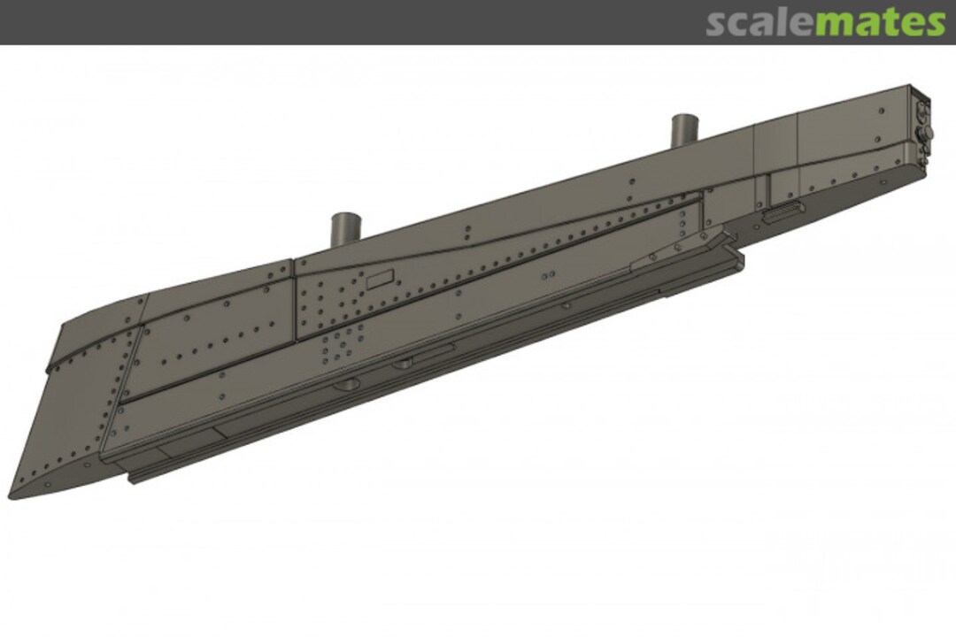 Boxart F5 Pylon (for Rb 27 & Rb 28) WOL720102 Wolf 3D Resin Parts Boxart F5 Pylon (for Rb 27 & Rb 28) WOL720102 Wolf 3D Resin Parts