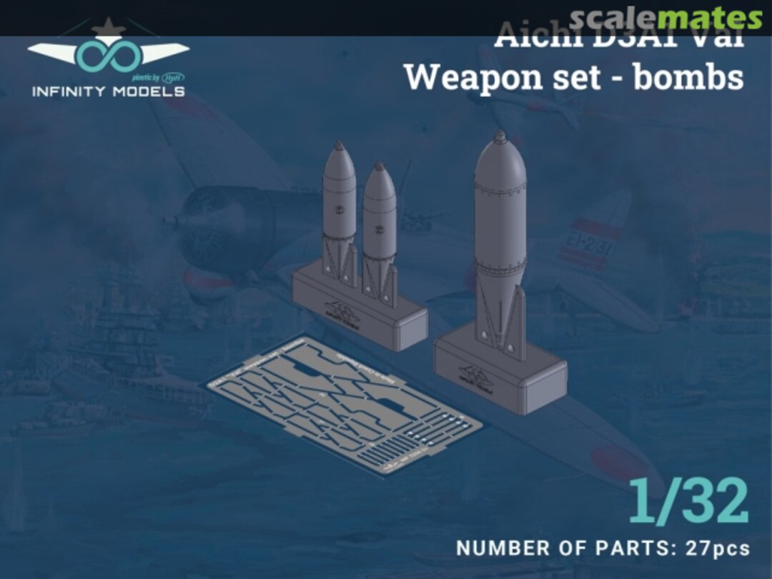 Boxart Aichi D3A1 Val Weapon set (bombs) INF 3206 2+ Infinity Models Boxart Aichi D3A1 Val Weapon set (bombs) INF 3206 2+ Infinity Models