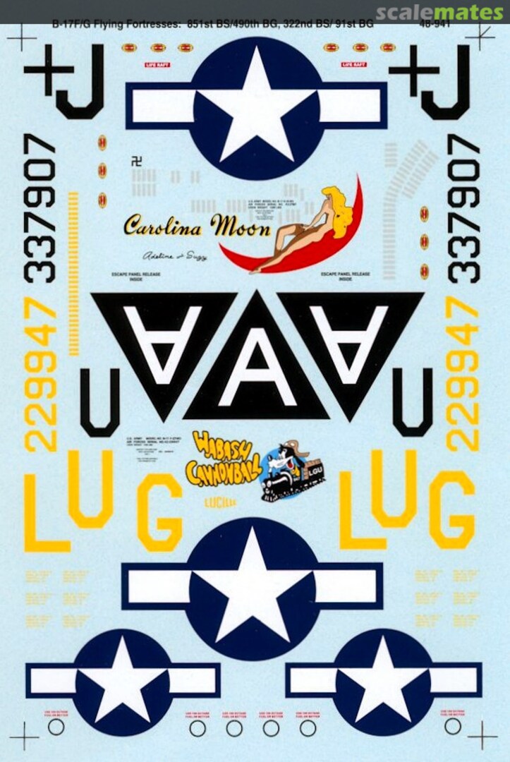 Boxart B-17F/G Flying Fortresses 48-941 Microscale Boxart B-17F/G Flying Fortresses 48-941 Microscale