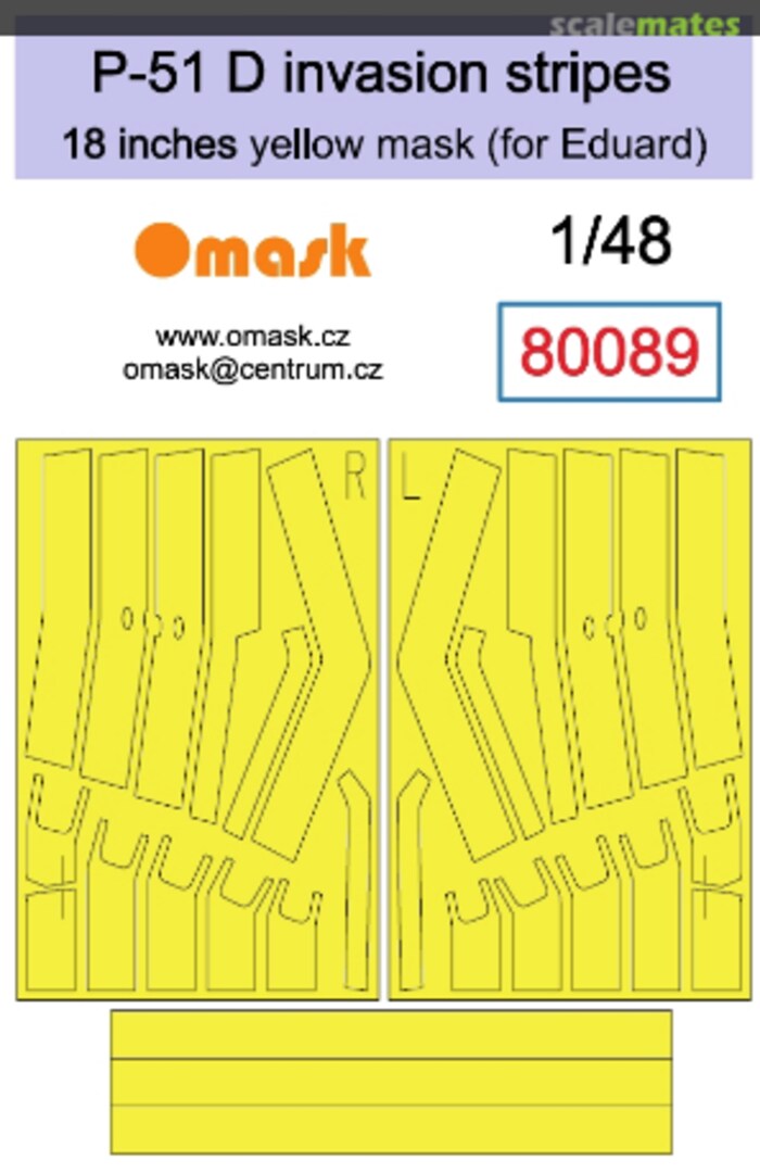 Boxart P-51 D invasions stripes 80089 Omask Boxart P-51 D invasions stripes 80089 Omask