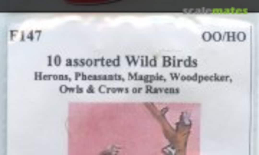 1:76 10 assorted Wild Birds (Langley Models F147) F147