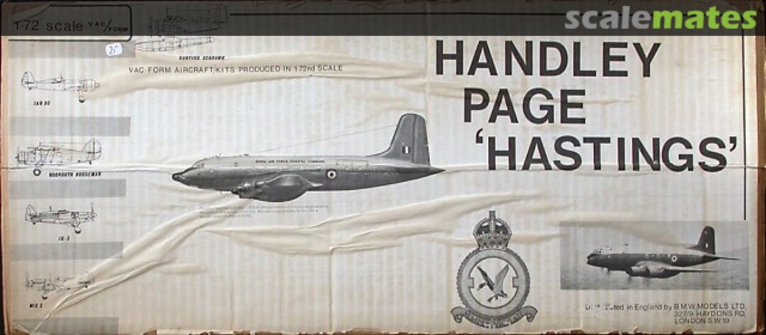 Boxart Handley Page 'Hastings' 11 Formaplane Boxart Handley Page 'Hastings' 11 Formaplane