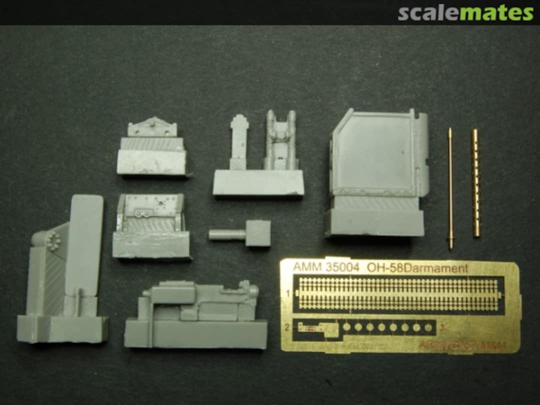 Boxart OH-58D Kiowa - armament set AC 35004 Armycast M&M