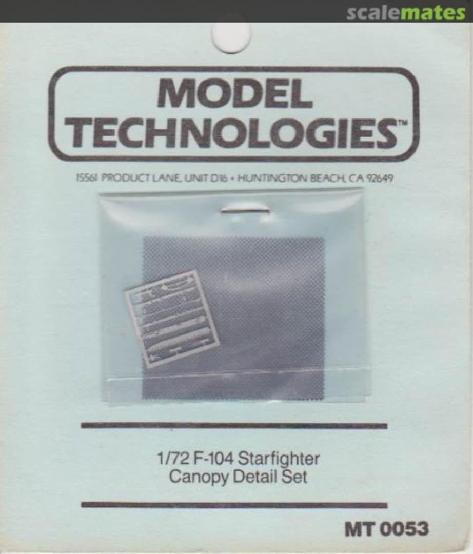 Boxart F-104 Starfighter MT 0053 Model Technologies Boxart F-104 Starfighter MT 0053 Model Technologies