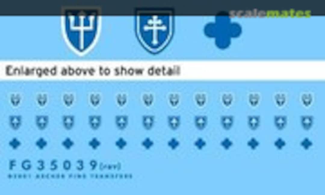 1:35 U.S. 79th, 88th and 97th Infantry Division uniform patches (Archer FG35039) FG35039