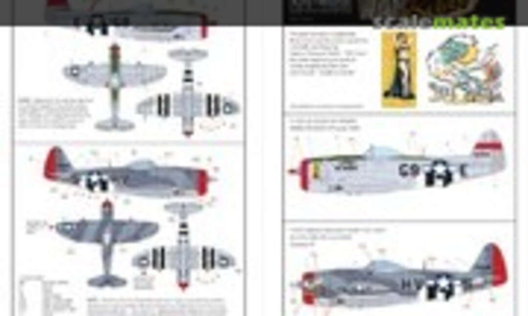 1:72 American Nose Art P-47 Thunderbolt (Kits-World KW172035) KW172035