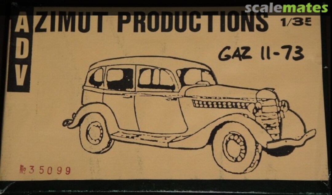 Boxart GAZ 11-73 35099 ADV Azimut Boxart GAZ 11-73 35099 ADV Azimut